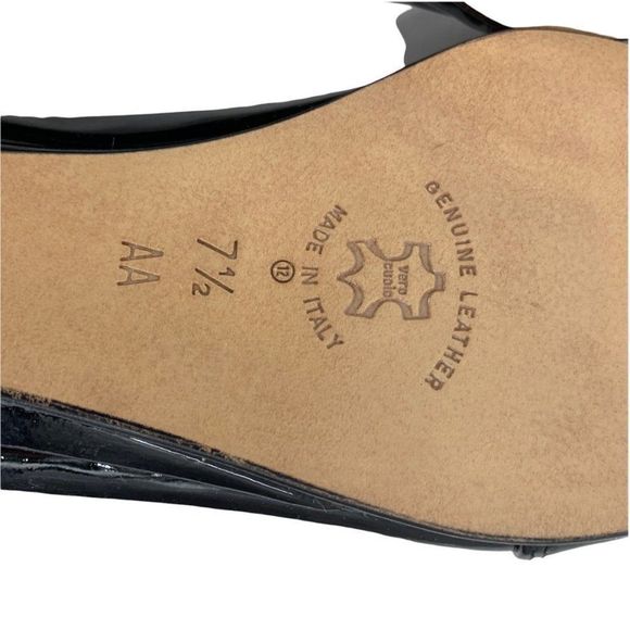 Amalfi Fashion Flats Women’s Shoes Patent Leather Black Size 6.5 AA 0124 READ - Picture 8 of 8